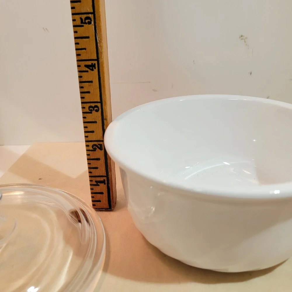 Arcopal ARCOFLAM White Ceramic Casserole Dish Glass Lid Detachable Handle‎